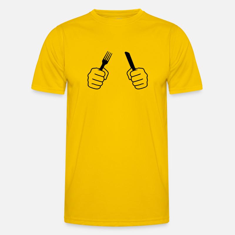 Besteck Männer Funktions-T-Shirt