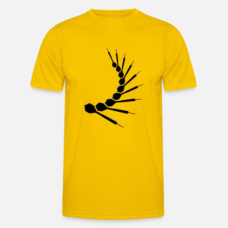 Dart Pattern Männer Funktions-T-Shirt