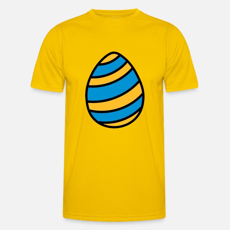 Easter Egg Easter gift idea - Men's Functional T-Shirt - egg yellow