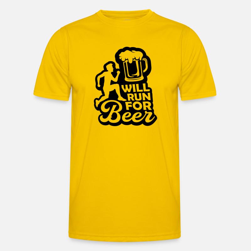 Course à la bière T-shirt sport Homme