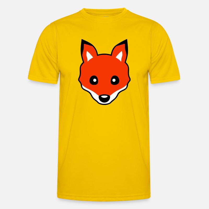 Fuchs Rotfuchs Wildes Tier Schlauer Wald Bewohner Männer Funktions-T-Shirt