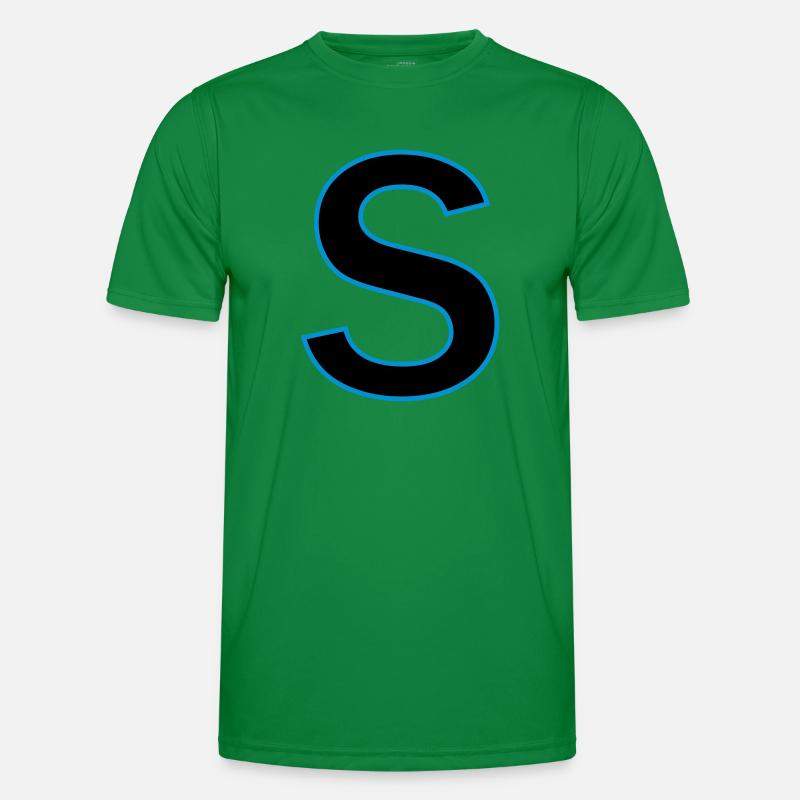 letter s vector Men's Functional T-Shirt