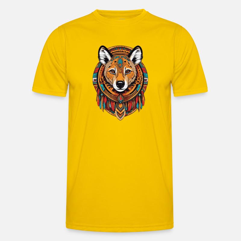 Hyäne Männer Funktions-T-Shirt