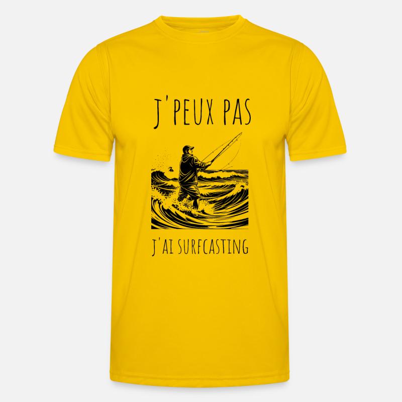 pêche surfcasting T-shirt sport Homme