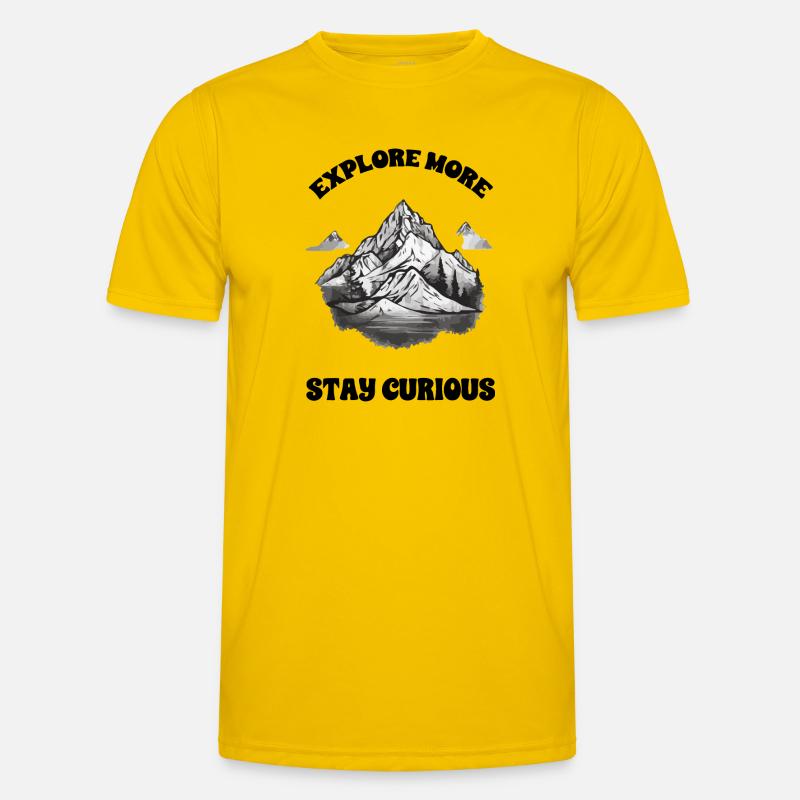 Explore more, be curious Men's Functional T-Shirt