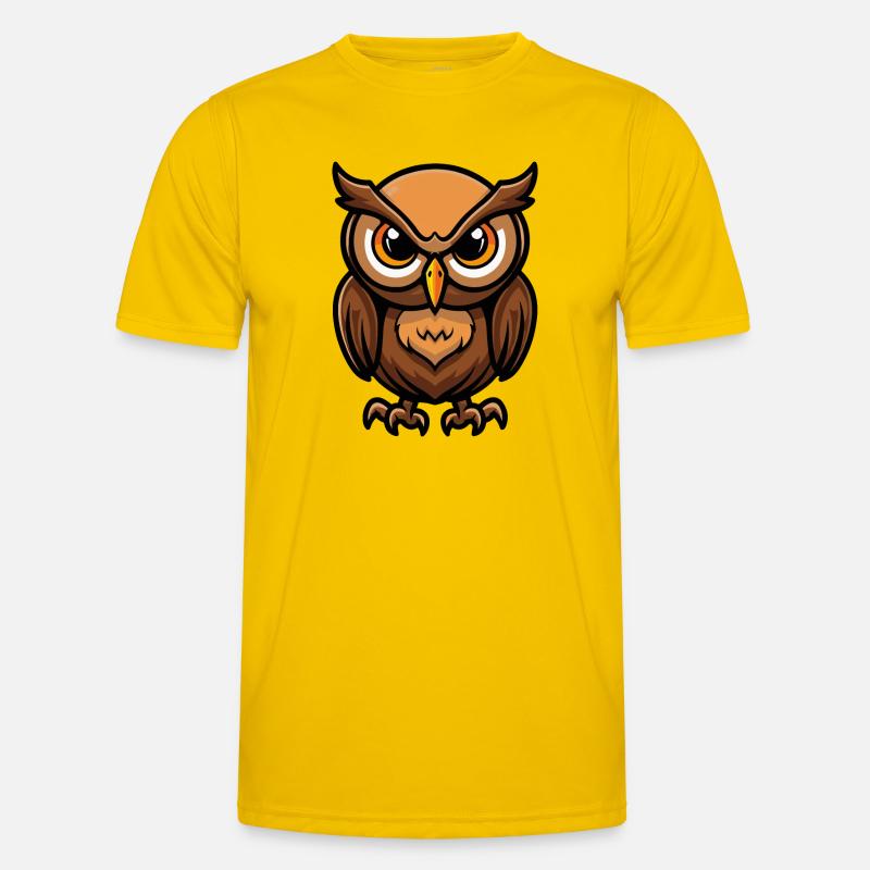 Owl Comic Men's Functional T-Shirt