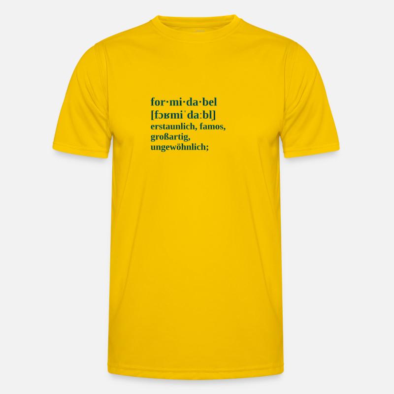 Formidable 2 - Men's Functional T-Shirt - egg yellow