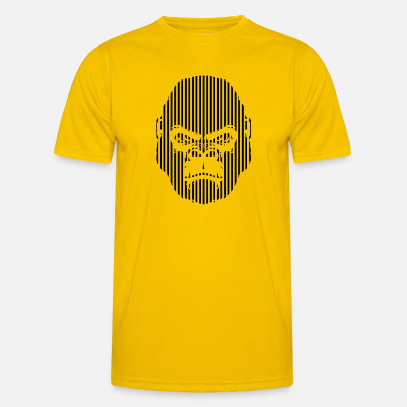 Gorilla Face Graphics Men's Functional T-Shirt