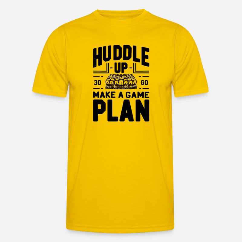 Machen Sie einen Plan - Männer Funktions-T-Shirt - Eigelb