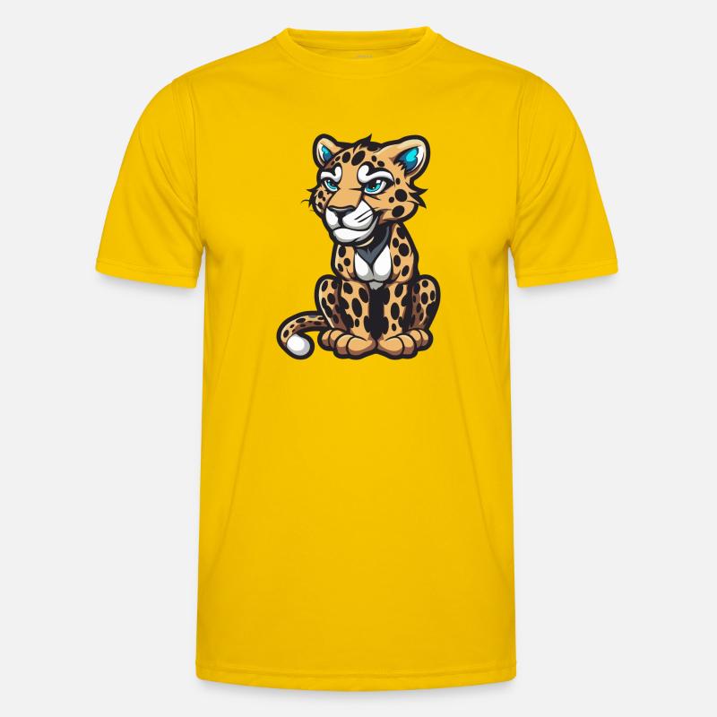 Leopard Comic Men's Functional T-Shirt