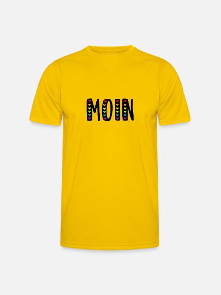 HELLO - Men's Functional T-Shirt - egg yellow