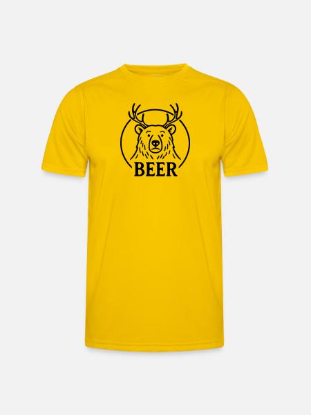 Beer - Men's Functional T-Shirt - egg yellow