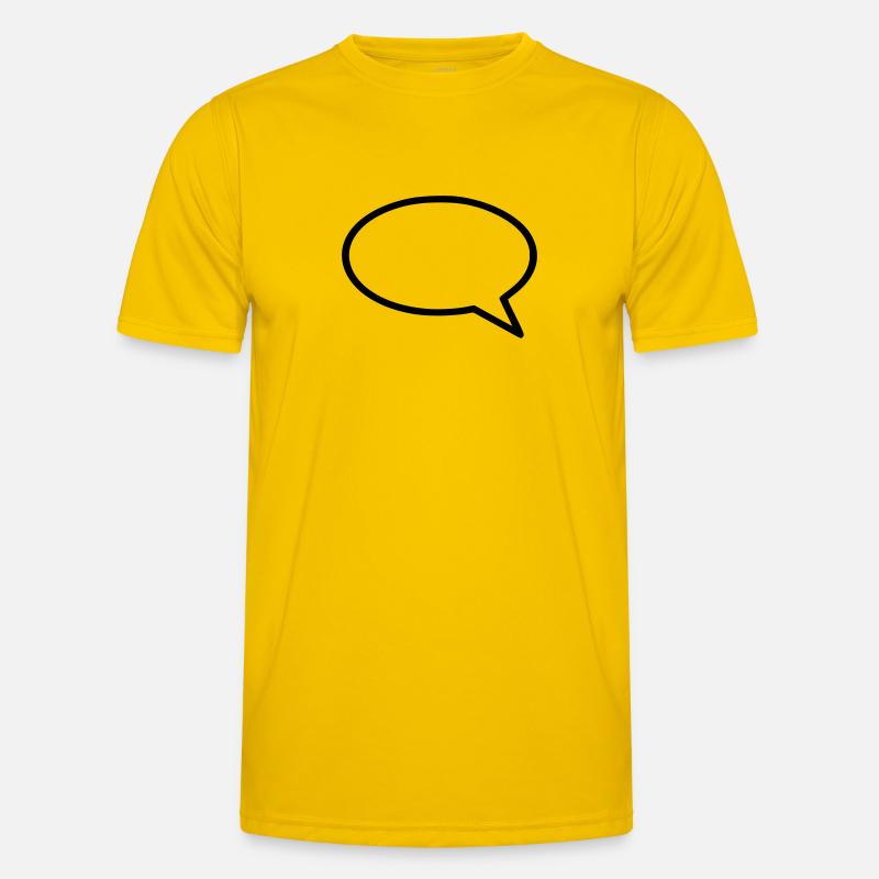 BULLE TEXT ajoute tes mots T-shirt sport Homme