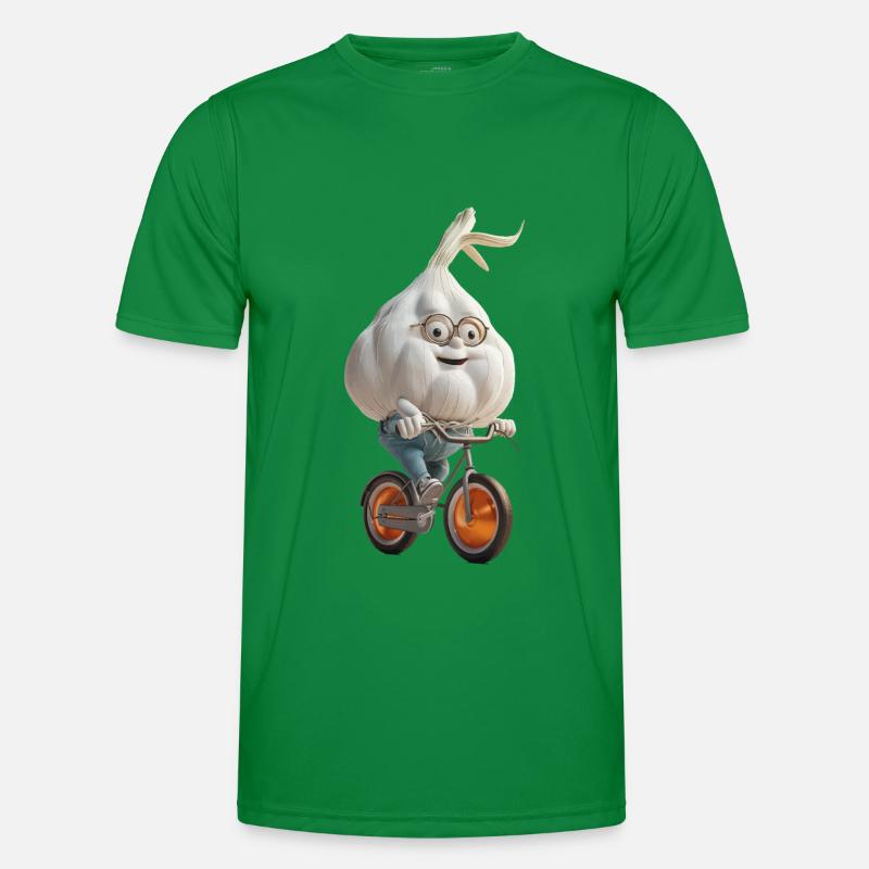 Garlic Bicycle Men's Functional T-Shirt