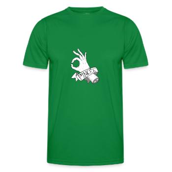 Rohübersetzung # 1 - Männer Funktions-T-Shirt - Kelly Green - Vorne - AI Model Male 178 dark (178cm)