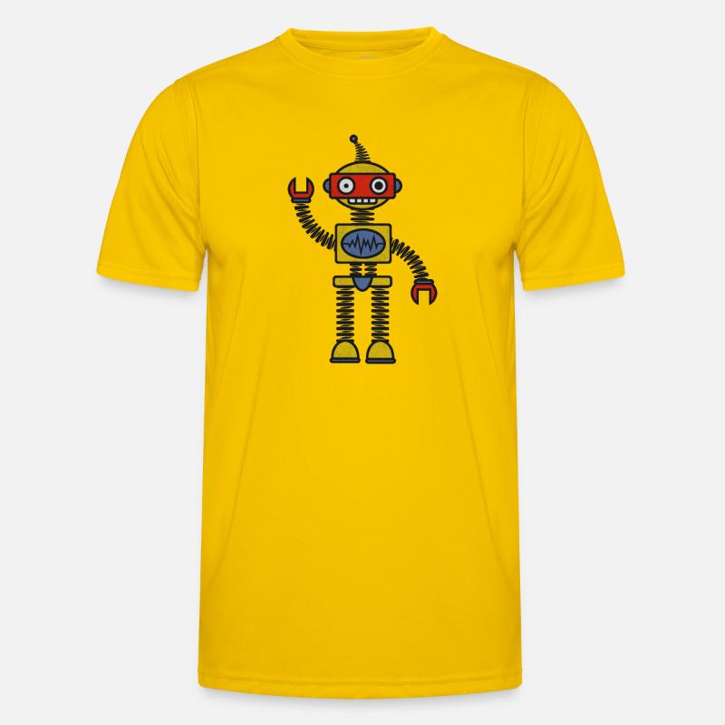 Robot Men's Functional T-Shirt