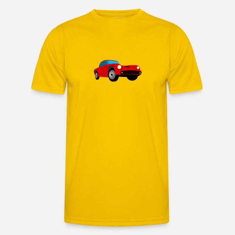 Rotes, stylisches Auto. Geschenkidee Männer Funktions-T-Shirt