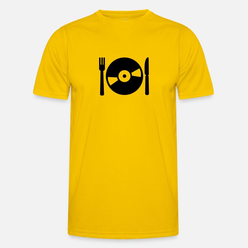 Vinyl - Men's Functional T-Shirt - egg yellow