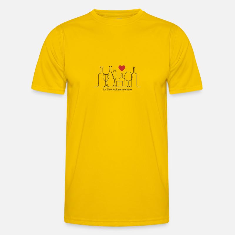 It's 5 o'clock somewhere Männer Funktions-T-Shirt