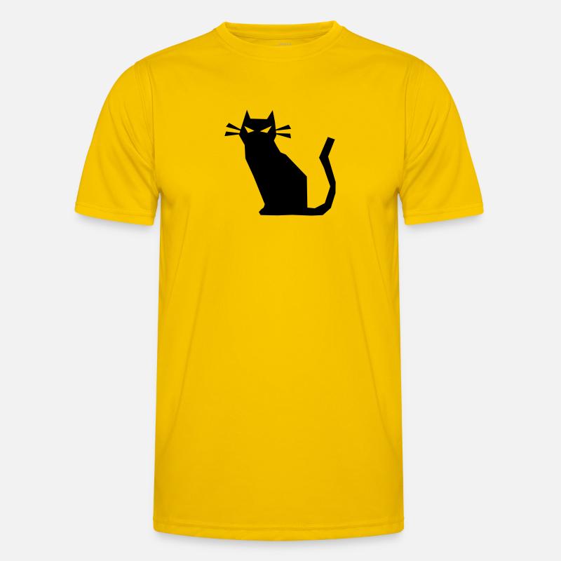 chat pointu mal T-shirt sport Homme