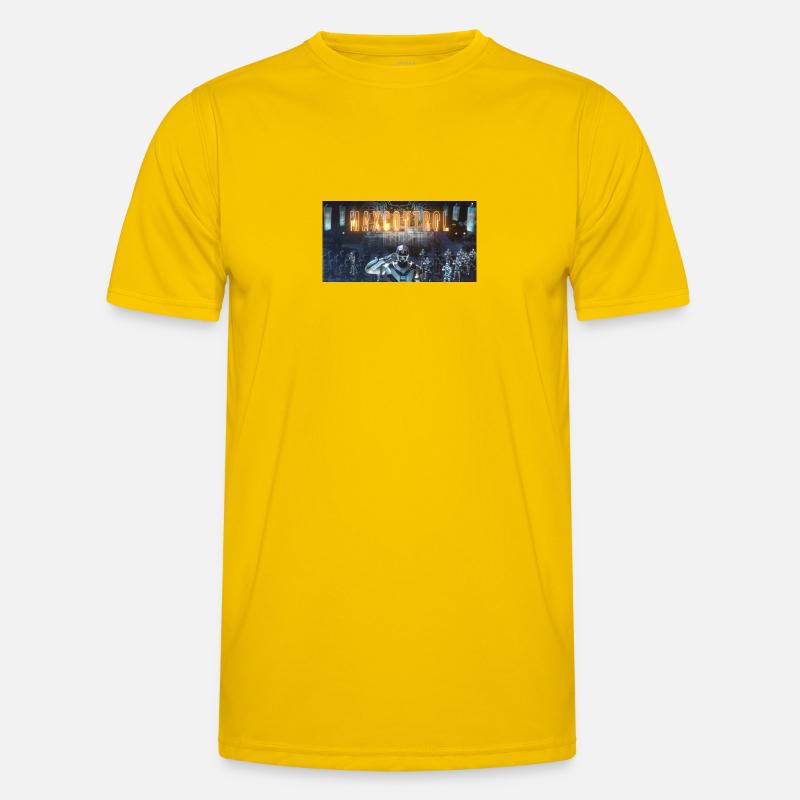 Maxcontrol 1 - Männer Funktions-T-Shirt - Eigelb
