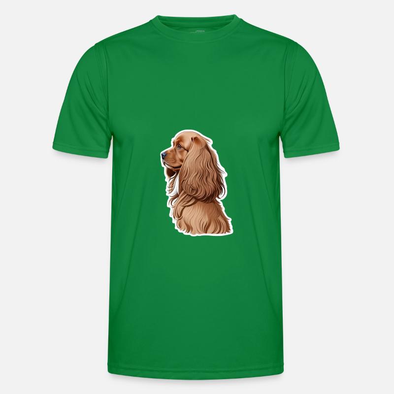 Cocker Spaniel Männer Funktions-T-Shirt