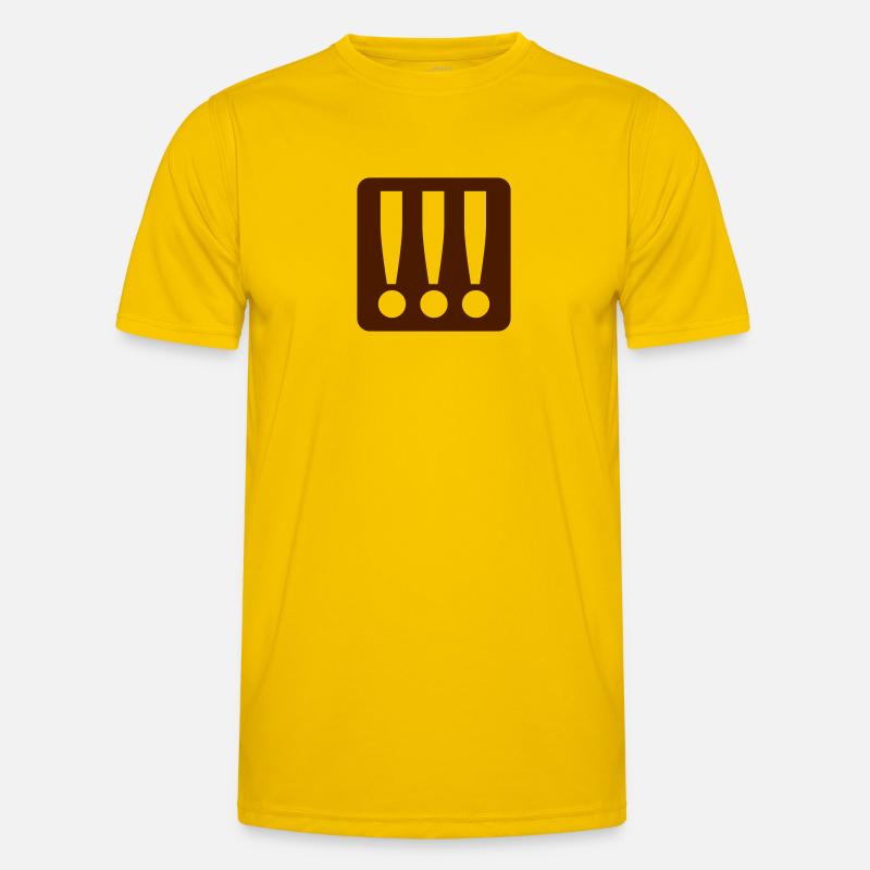 Three Exclamation Marks Men's Functional T-Shirt