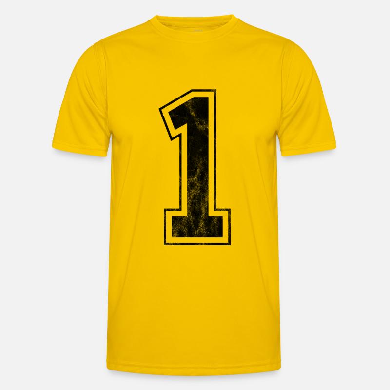 Nummer 1 Männer Funktions-T-Shirt