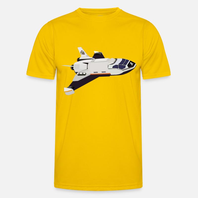 Space Shuttle Flight - Men's Functional T-Shirt - egg yellow