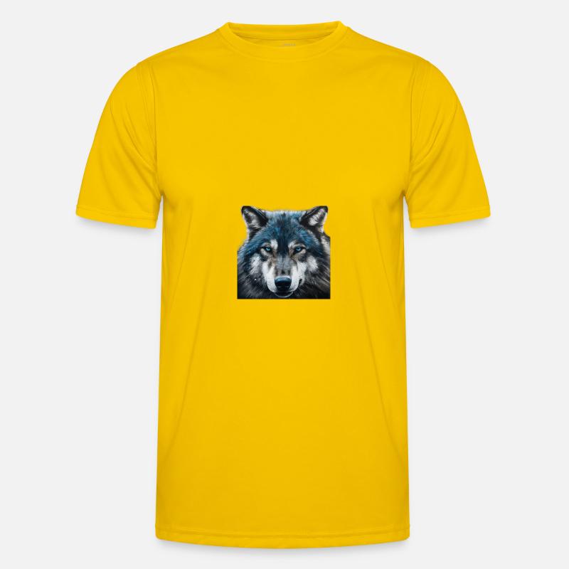 Wolf Männer Funktions-T-Shirt