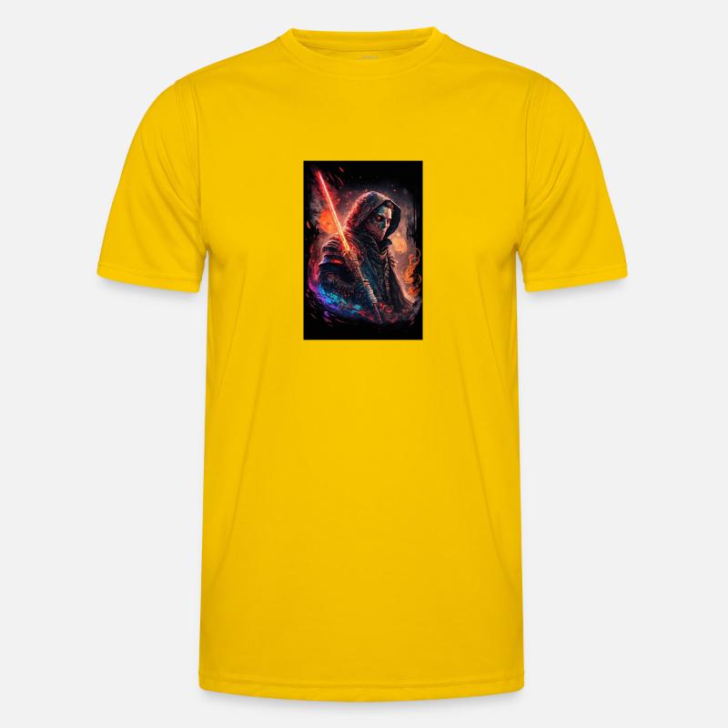 Lyssværd - Funktionsshirt til herrer - æggeblomme gul