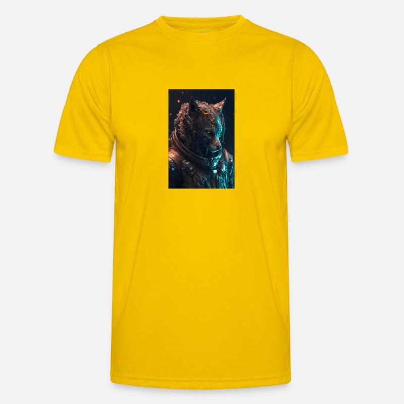 Loup dans l’espace T-shirt sport Homme
