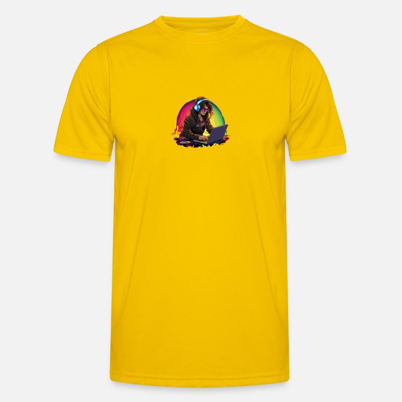 Code Queen: The Hacker Men's Functional T-Shirt