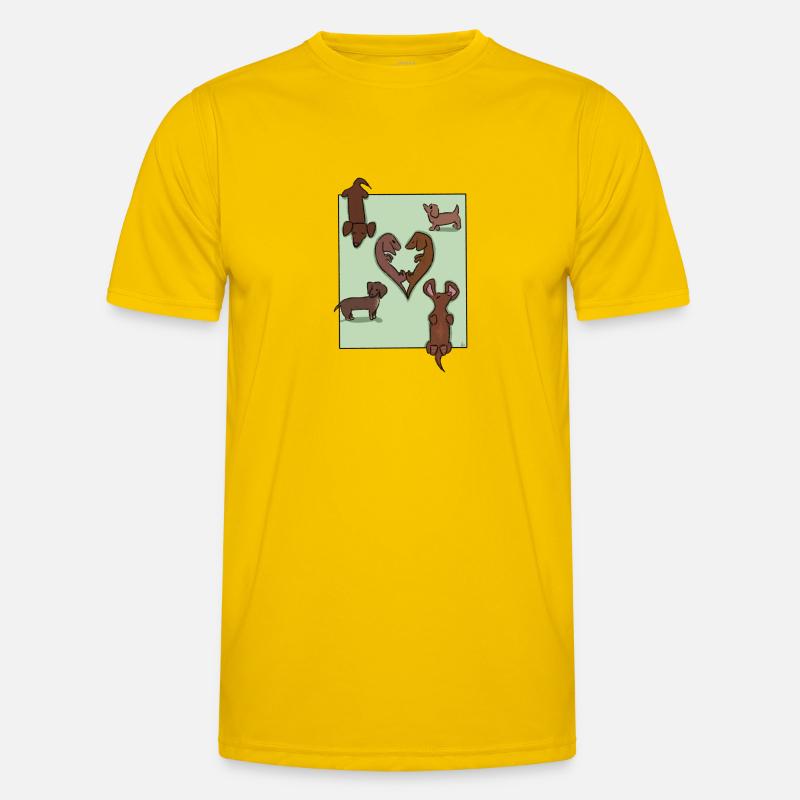 Teckel T-shirt sport Homme