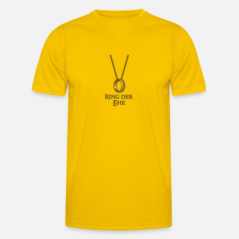 Ring der Ehe Männer Funktions-T-Shirt
