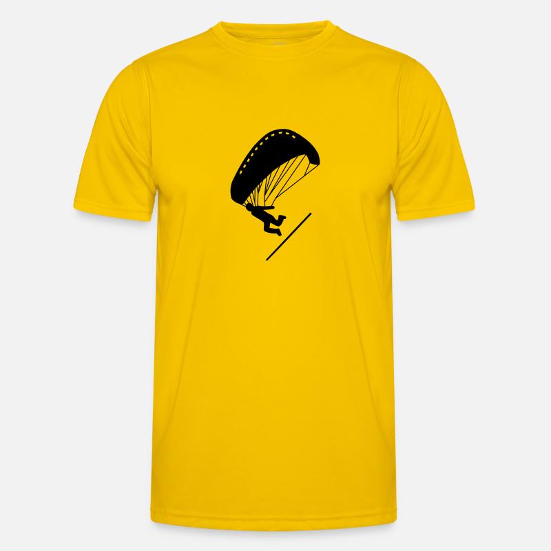 Launch. Gleitschirm. Männer Funktions-T-Shirt