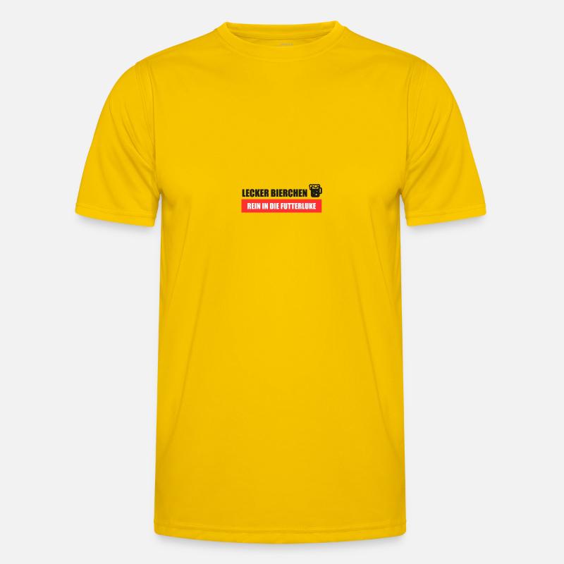 Lecker Bierchen Futterluke Männer Funktions-T-Shirt