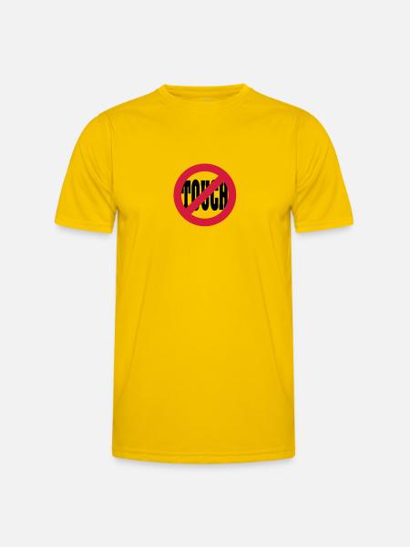dont touch - Men's Functional T-Shirt - egg yellow