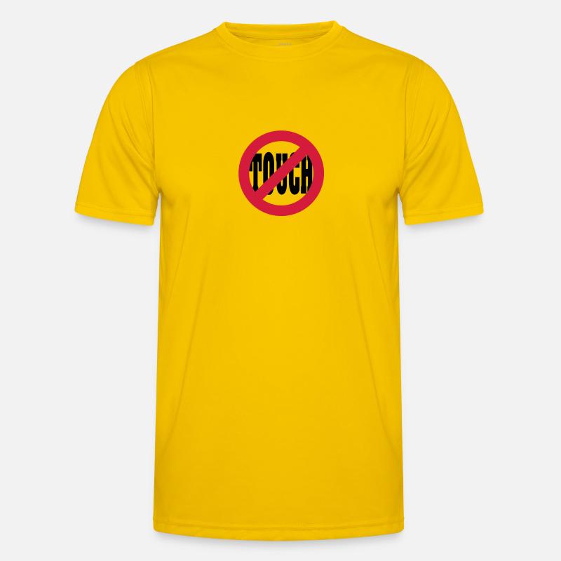 dont touch - Men's Functional T-Shirt - egg yellow