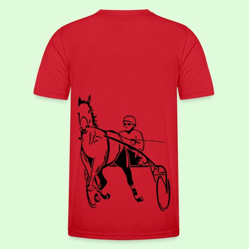 Les Chevaux (recto/verso) - T-shirt sport Homme