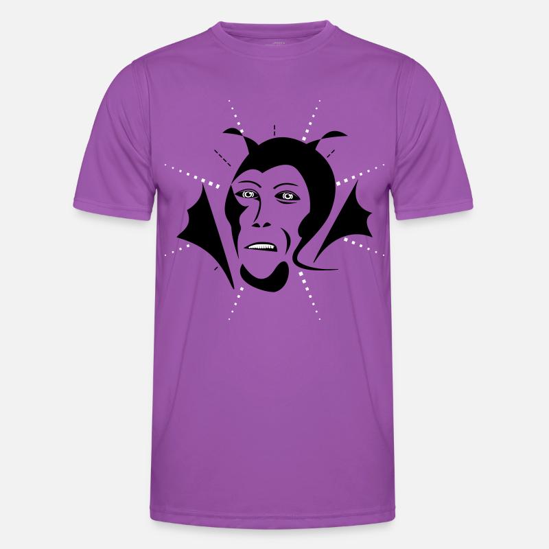 Devil / Teufel - Men's Functional T-Shirt - purple