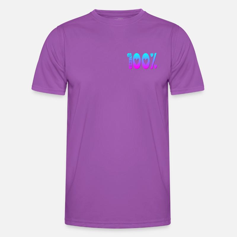 100 POUR CENT DE PERFORMANCE DE MISE AU POINT T-shirt sport Homme