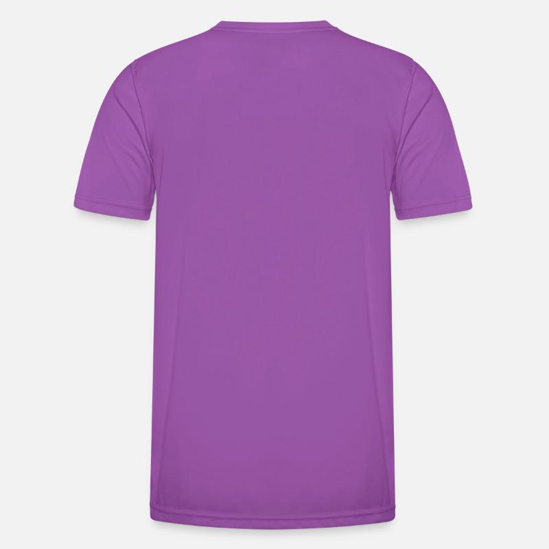 Wolkendesign Sonnenuntergangsfarben Männer Funktions-T-Shirt