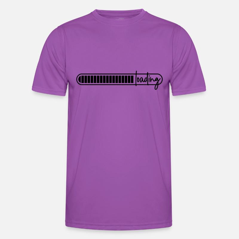 loading bar - loading - loading - Men's Functional T-Shirt - purple