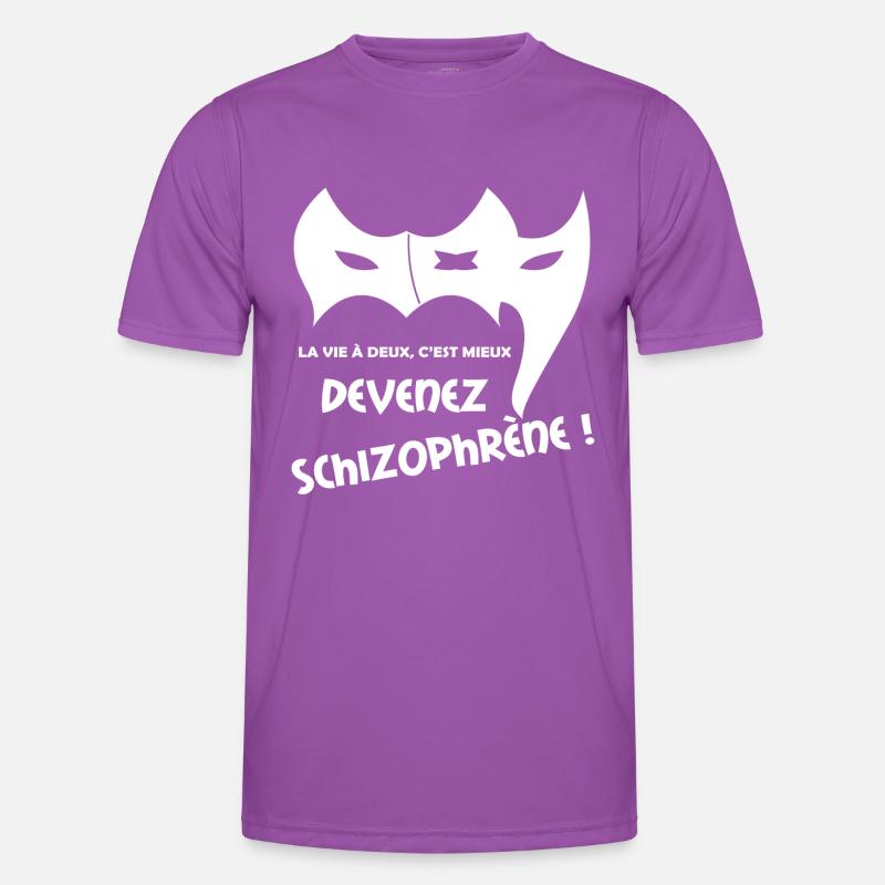 La vie à deux c'est mieux ! T-shirt sport Homme