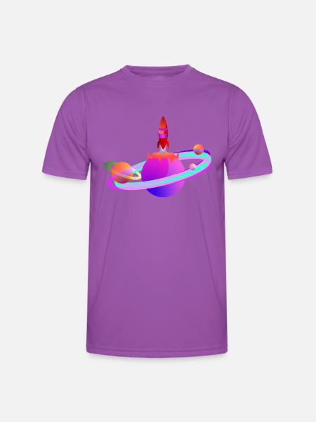 Racket - Men's Functional T-Shirt - purple