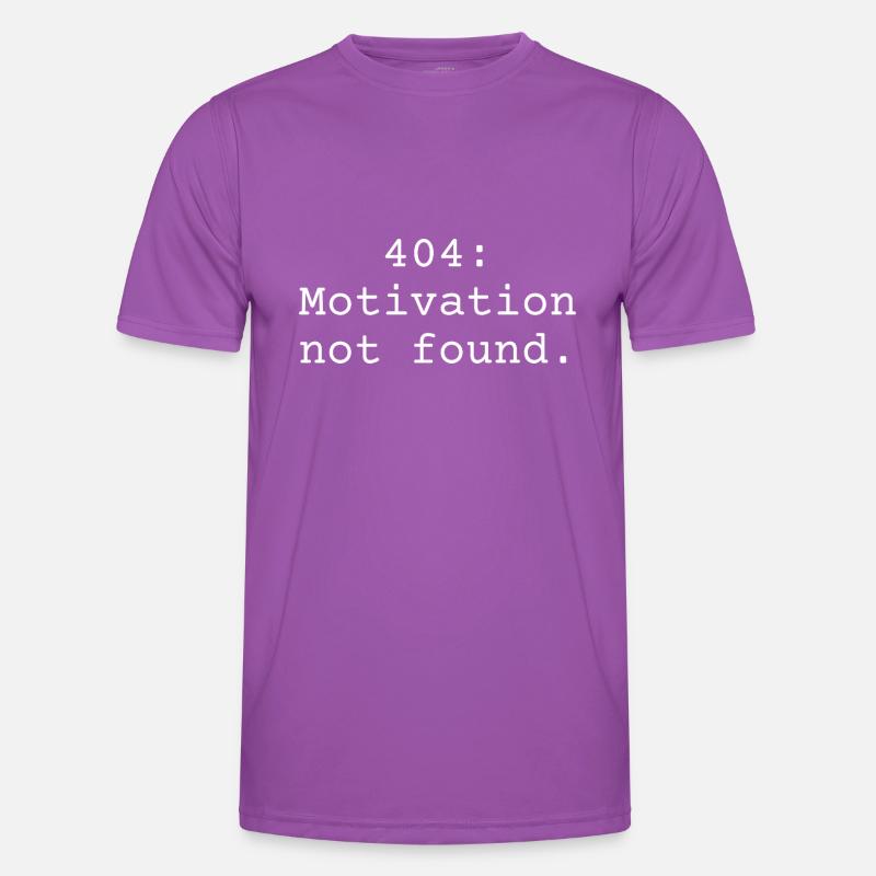 404 : Motivation introuvable T-shirt sport Homme