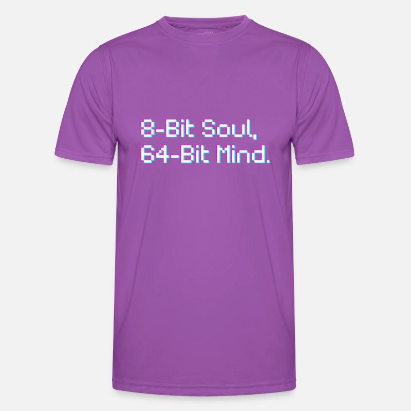 8 bits Soul, 64 bits cœur T-shirt sport Homme
