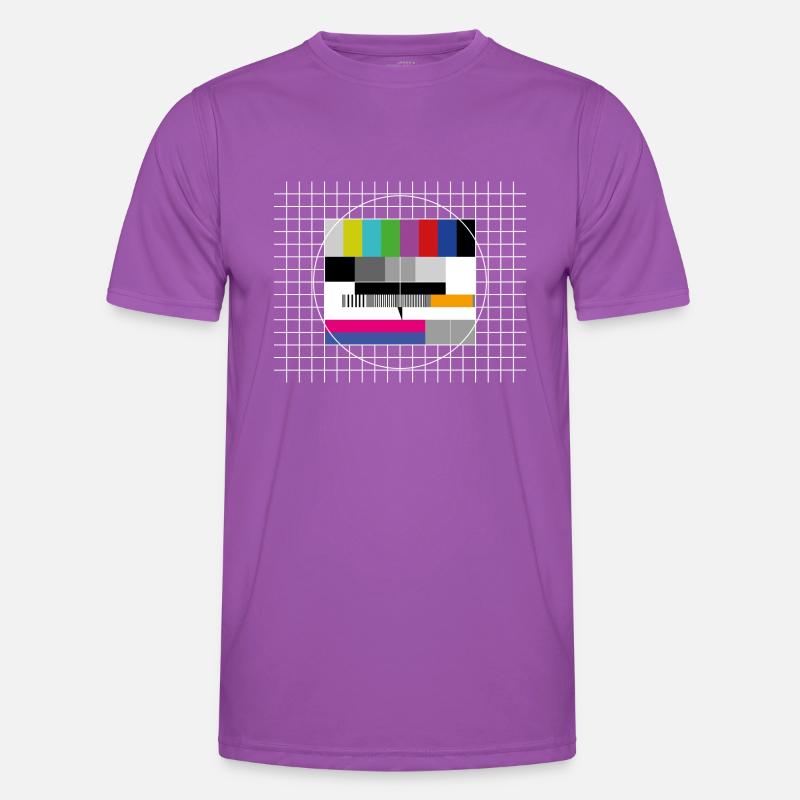 Analoges Testbild (FuBK-Testbild Männer Funktions-T-Shirt