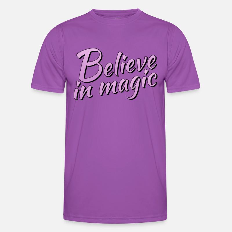 Believe in magic Männer Funktions-T-Shirt